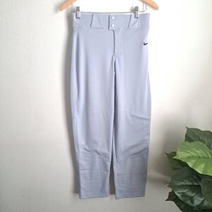 Nike BQ6440-052 Boys XL Extra Large Vapor Select Baseball Pants Full Length Gray